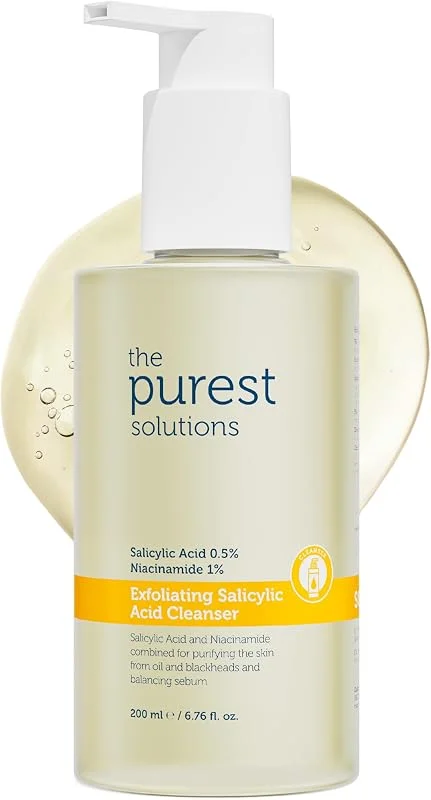 The Purest Solutions Exfoliating Salicylic Acid Cleanser 0, 5% Salicylic Acid, 1% Niacinamide — Cilt bakımı