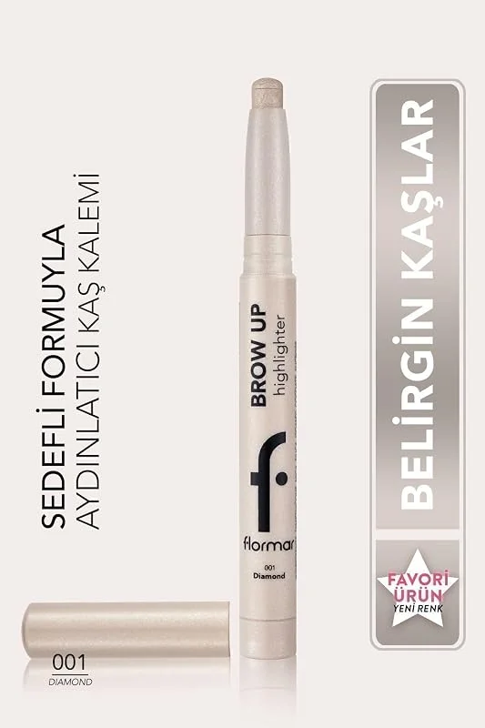 Flormar Brow Up Highlighter Pencil, Asansörlü Aydınlatıcı Kaş Kalemi, 001 Diamond — Makyaj