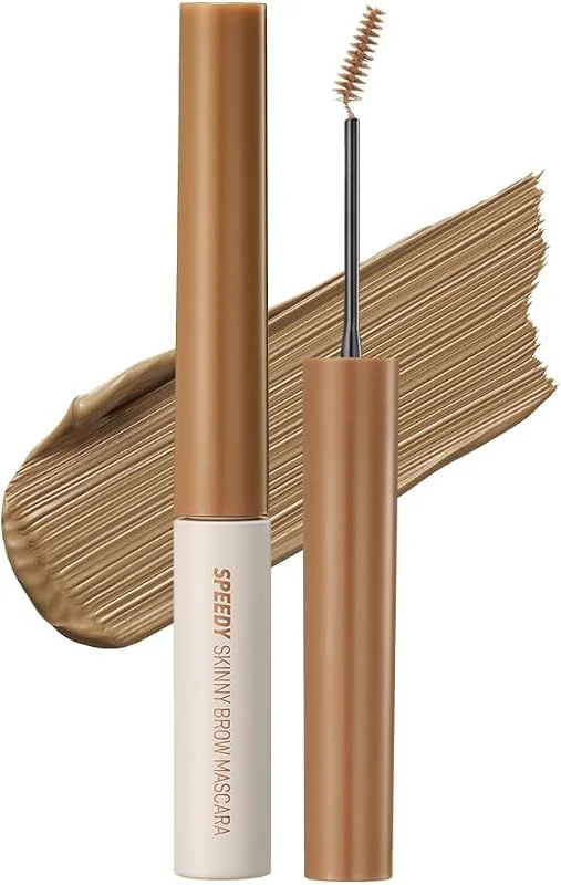 Peripera Renklendirici ve Sabitleyici Kaş Maskarası Speedy Skinny Brow Mascara 04 Ash Brown — Makyaj