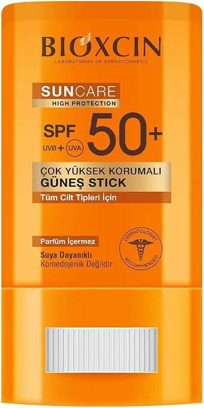 Bioxcin Stick SPF 50 Hassas Bölgeler İçin Yüksek Korumalı Güneş Kremi, 15 g — Cilt bakımı
