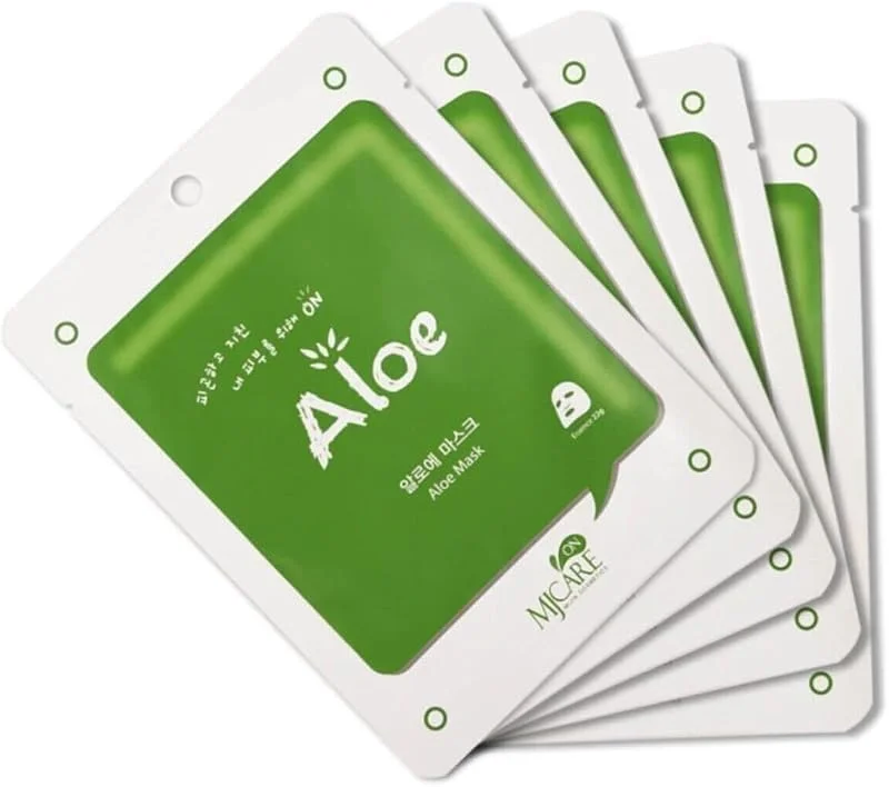Mjcare Aloe Vera Özlü Yüz Maskesi 5'li 88092208001605 — Cilt bakımı