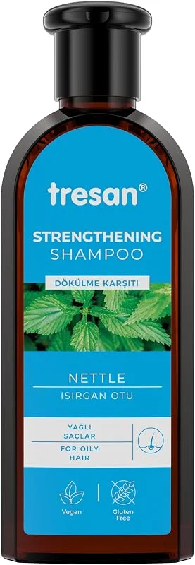 Tresan Dökülme Karşıtı Isırgan Otu Güçlendirici & Canlandırıcı Yağlı Saçlar için Şampuan (1 x 300 ml) — Saç bakımı