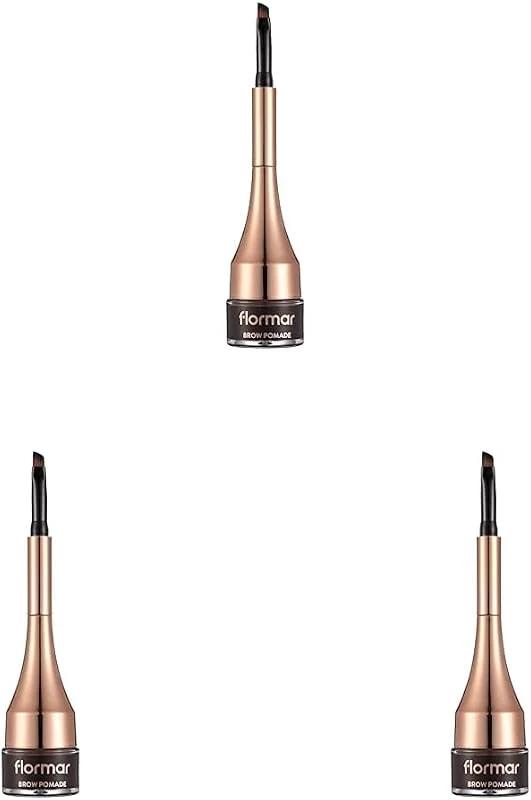 Flormar Kaş Maskarası Ve Kaş Farı - Brow Pomade 004 Dark Brown 8690604572212 32000061 One Size (3 paketi) — Makyaj