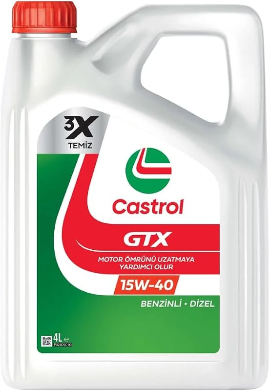 Castrol GTX 15W-40 4L TU Motor Yağı — Cilt bakımı