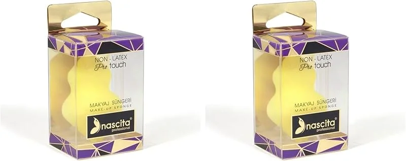 Nascita Sarı Latex Free Makyaj Süngeri 2li paket