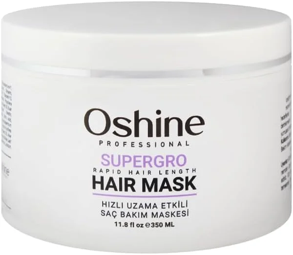 OSHİNE Hızlı Uzama Etkili Onarıcı Saç Bakım Maskesi, Supergro Rapid Hair Length Mask, 350ml — Saç bakımı