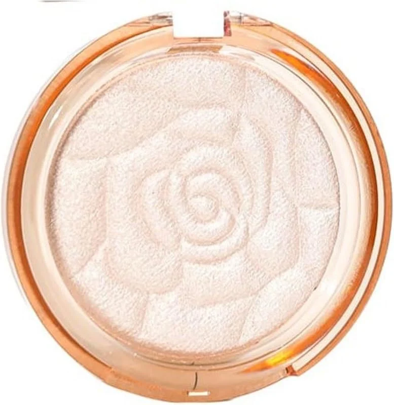 Rose Baked Glow Highlighter Aydınlatıcı No:1 - İpeksi Dokulu Işıltılı Yüz Makyajı Aydınlatıcısı