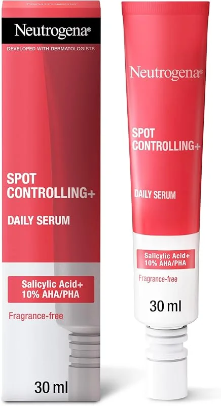 Neutrogena Sivilce Karşıtı ve Peeling Etkili Serum AHA PHA ve Salisilik Asit İçerikli Arındırıcı Yüz Serumu 30 ml — Cilt bakımı