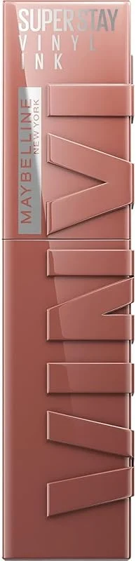 Maybelline New York Dudak Rengi, Bulaşmaz, 16 saate kadar kalıcı, Sıvı Ruj, Parlak Bitiş, SuperStay Vinil Mürekkep, 120 Vurucu — Makyaj