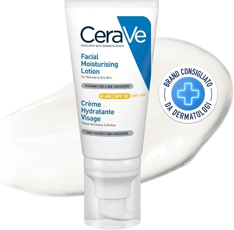 CeraVe Facial Moisturising Lotion SPF 50 Yüz Kremi 52 ml — Cilt bakımı