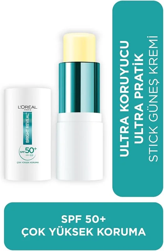 L'Oreal Paris Bright Reveal Spf 50+ Ultra Koruyucu Ultra Pratik Stick Güneş Kremi 9ml — Cilt bakımı