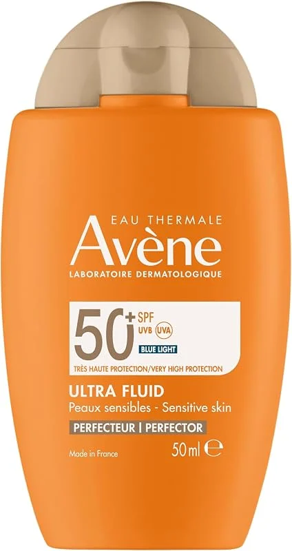 EAU THERMALE AVENE Ultra Fluid Perfector SPF50+ Ton Eşitleyici Renkli Güneş Kremi Normal Ve Karma Ciltler İçin 50 ML — Cilt bakımı