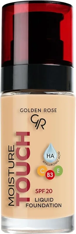 Golden Rose Moisture Touch Foundation No: 109 - Hyaluronik Asitli Nemlendirici Fondöten SPF 20-30 ml — Makyaj