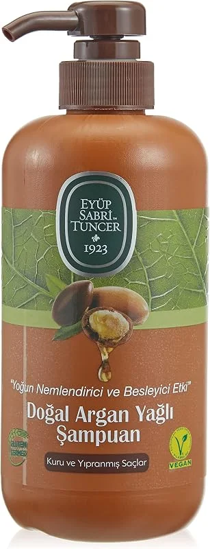 Eyüp Sabri Tuncer Doğal Argan Yağlı Şampuan 600 ml — Saç bakımı