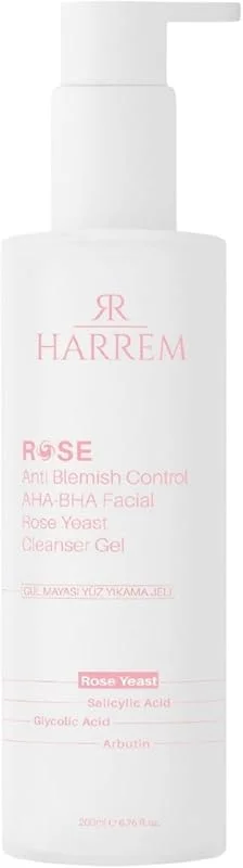 Rose Series Tüm Ciltler Gül Mayası Glycolic Acid Hassas Yüz Yıkama Jeli 200 Ml — Cilt bakımı