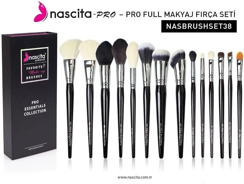 Nascita Pro Full Makyaj Fırça Seti 14lü