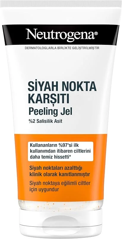 Neutrogena Sivilce Karşıtı Peeling Yüz Temizleme Jeli Salisilik Asitli Akneye Eğilimli Ciltler İçin Arındırıcı 150 ml — Cilt bakımı