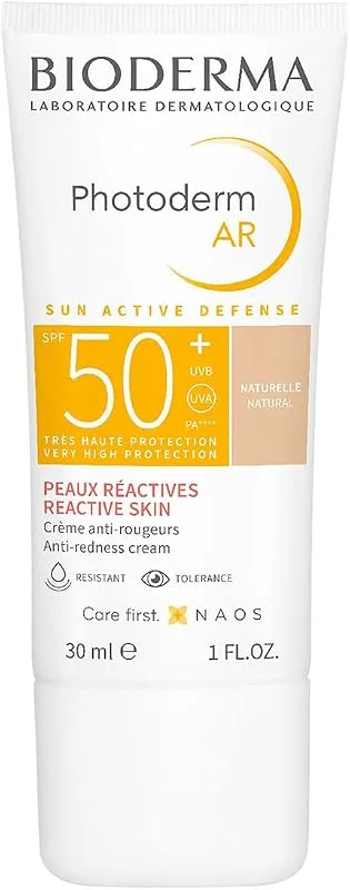 Bioderma Photoderm AR SPF50+ Kızarıklık Karşıtı Çok Yüksek Korumalı Renkli Yüz Güneş Kremi 30 ml — Cilt bakımı