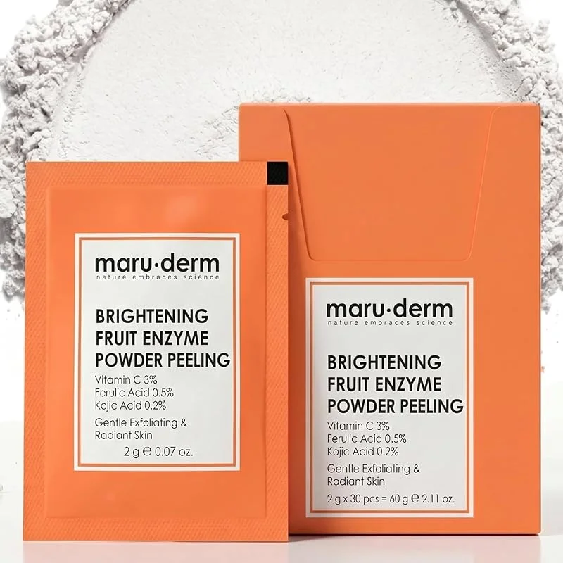 Maru.Derm Aydınlatıcı Meyve Enzimli Pudra Peeling 60 g — Cilt bakımı