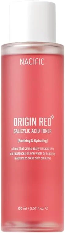 NACIFIC Origin Red Salicylic Acid Toner 150 ml, BHA İçerikli Arındırıcı Tonik, Gözenek ve Sebum Dengeleyici — Cilt bakımı