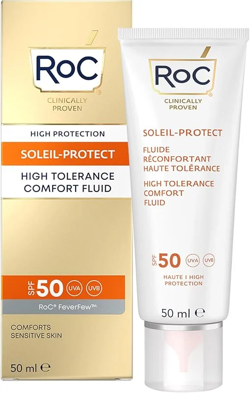 RoC High Tolerance Comfort Fluid Hassas Ciltler İçin Spf50+ Güneş Kremi 50 Ml — Cilt bakımı