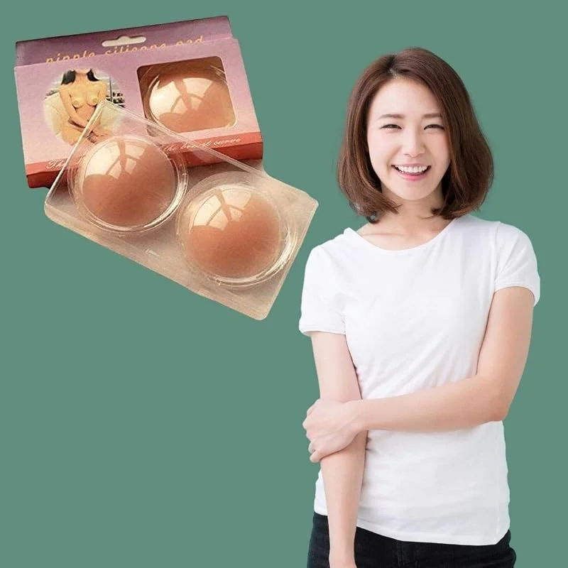Silikon Göğüs Ucu Kapatıcı Gizleyici Bant Aparat Nipple Pad — Makyaj