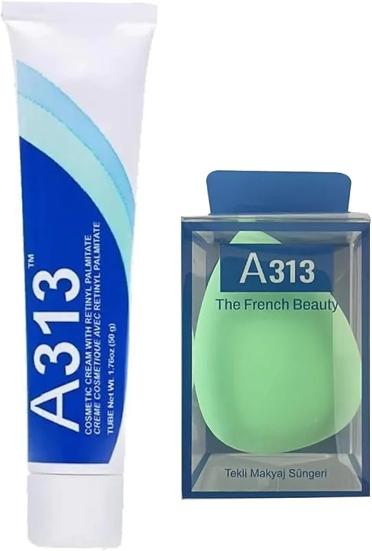 A313 Retinol Pommade Kırışıklık Karşıtı Krem 50 g ve Makyaj Süngeri