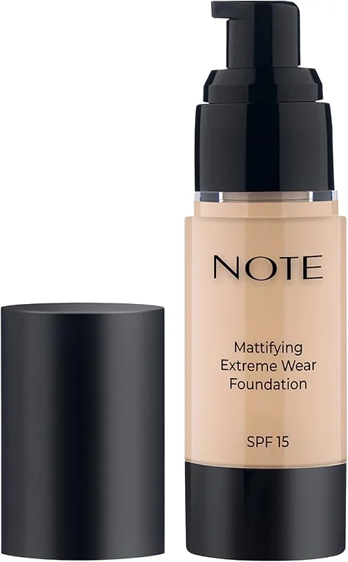 Note Cosmetics Mattifying Extreme Wear 01 Beige Mat Bitişli SPF 15 Kapatıcı Fondöten — Makyaj