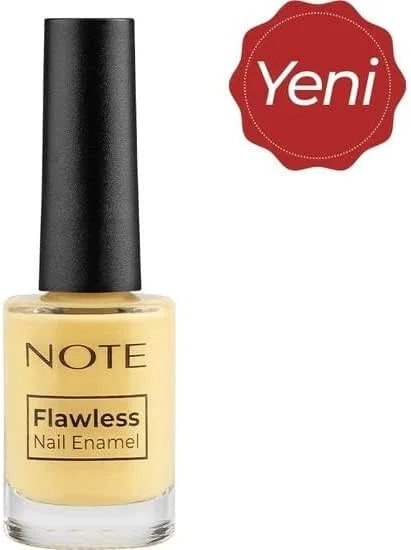 Note Cosmetics Nail Flawless Oje 108 Yellow Zone, Sarı — Makyaj