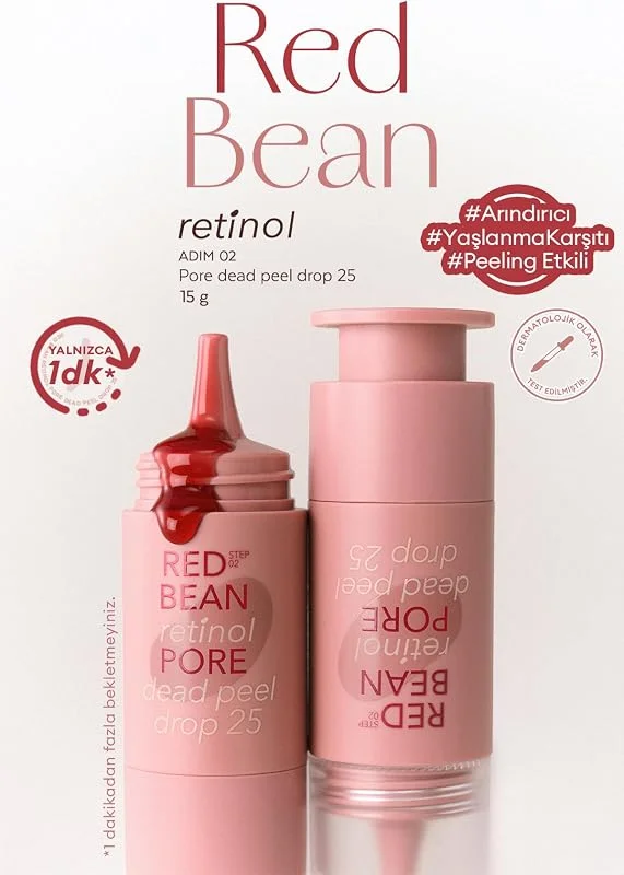 Missha Retinol İçerikli, Gözenek Karşıtı Peeling Etkili Serum Red Bean Retinol Pore Dead Peel Drop 25, 8416 — Cilt bakımı