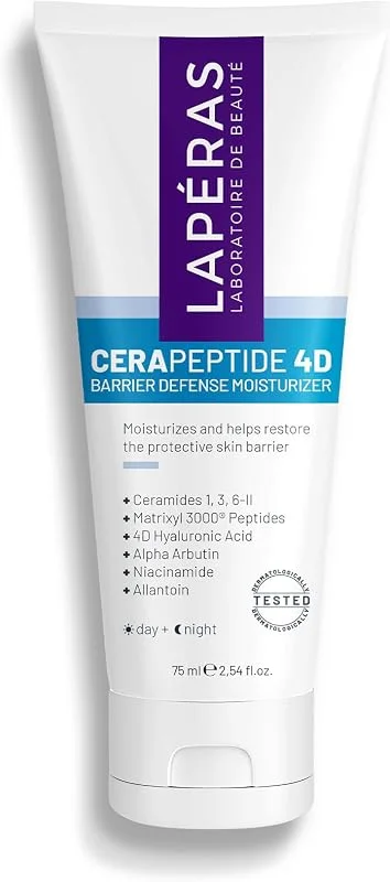 Seramid Peptit Yüz Kremi Bariyer Onarıcı Yoğun Nemlendirici Kırışıklık Karşıtı 4D Hyaluronik Asit — Cilt bakımı