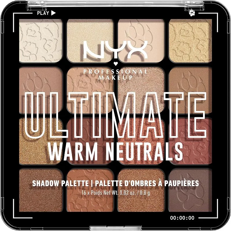 NYX PROFESSIONAL MAKEUP, Nihai Gölge Paleti, Göz Farı Paleti - Sıcak Nötrler — Makyaj