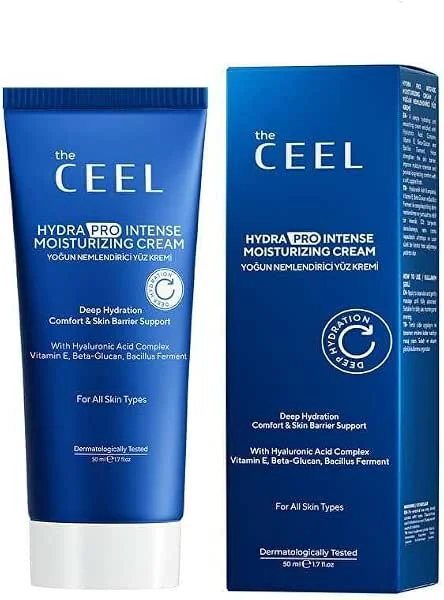 The Ceel Su Bazlı Nemlendirici Yüz Kremi 50 ml - Hyaluronik Asit, Allantoin, Seramid ve Sodium PCA İçeren Yoğun Nem ve Bariyer Destekleyici Hafif Doku Günlük Bakım Kremi — Cilt bakımı