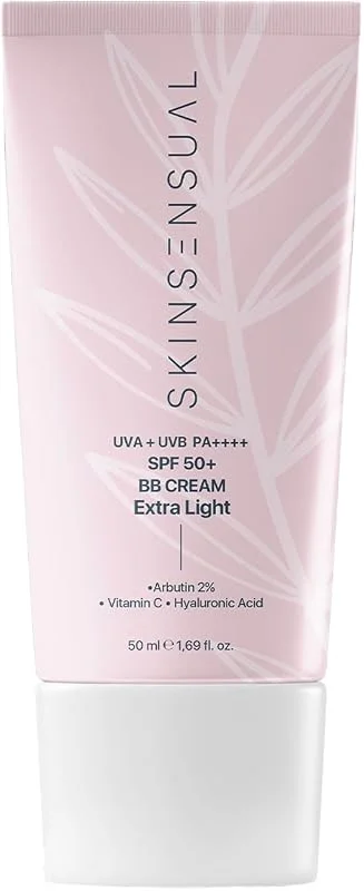 Skin Sensual SPF50+ PA++++ Kapatıcı BB Krem Extra Light 50 ml, Leke Karşıtı, Aydınlık Cilt Görünümü, UVA+UVB Koruma, Geniş Spektrum Koruma — Makyaj