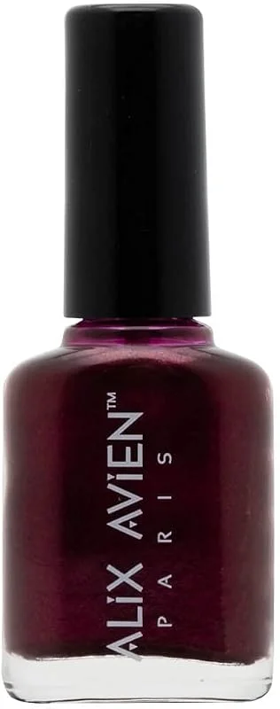 ALIX AVIEN Sedefli Bordo Oje 33 - Yüksek Pigmentli Uzun Süreli Kalıcılık Hızlı Kuruma - Nail Lacquer 33 — Makyaj