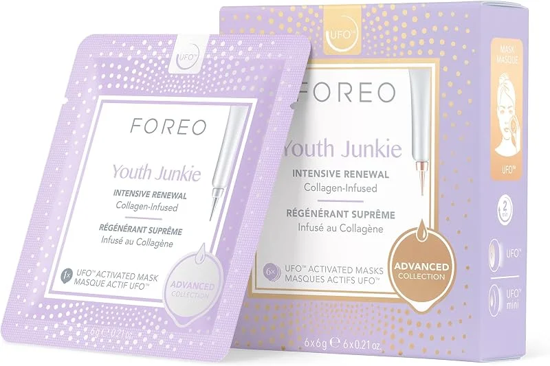 Foreo UFO Youth Junkie 2.0 6'lı Aktif Maske — Cilt bakımı