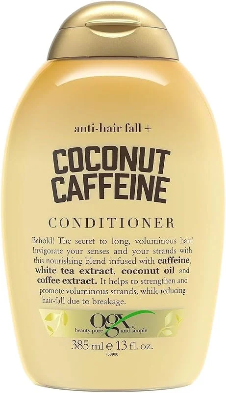 Ogx Saç Dökülmesine Karşı Hindistan Cevizi Ve Kahveli Saç Kremi Sülfatsız Coconut Caffe Conditioner — Saç bakımı
