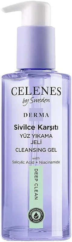 Celenes By Sweden Derma Leke Karşıtı Yüz Yıkama Jeli, 250 ml — Cilt bakımı
