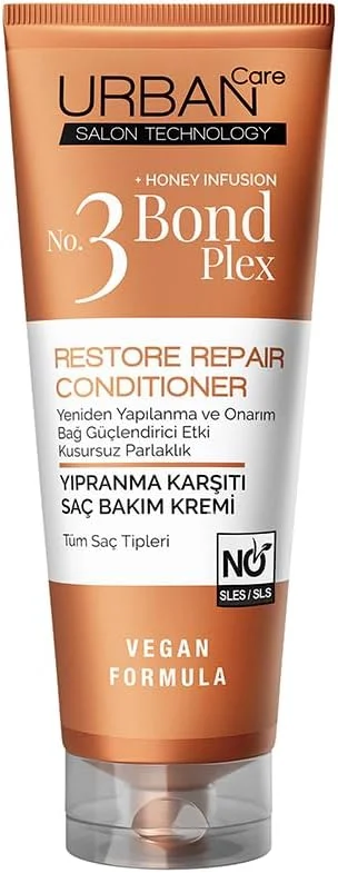 URBAN Care No.3 Bond Plex Yıpranma Karşıtı Saç Bakım Kremi 250 ml- Vegan — Saç bakımı