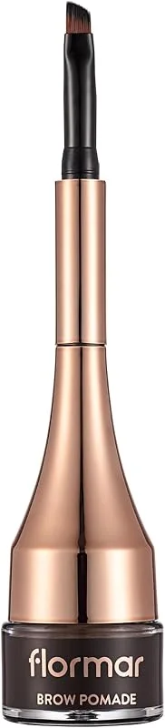 Flormar Yoğun Pigmentli Kalıcı Kaş Pomadı - Brow Pomade - 004 Dark Brown - 8690604572212 — Makyaj