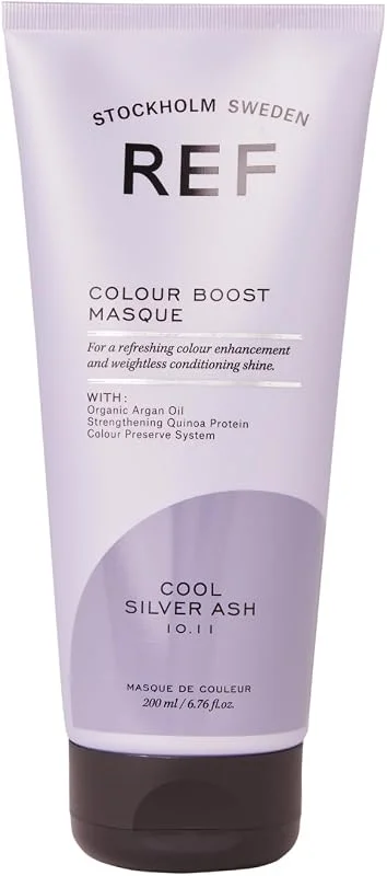 REF Colour Boost Masque Renk Artışı Sağlayan Parlatıcı Maske Cool Silver Ash 200 ml — Saç bakımı