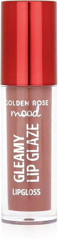 Golden Rose Mood Gleamy Lip Glaze Lipgloss No:201 Nude Kiss - Renkli Dudak Parlatıcısı — Makyaj