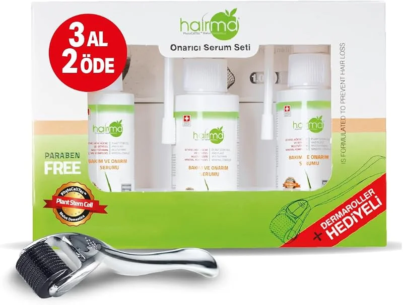 HairMD Onarıcı Saç Serumu 60 ml 3 Al 2 Öde Set — Saç bakımı