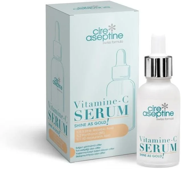 CİRE ASEPTİNE Vitamine-C Yüz Serumu 30 ml- SHINE AS GOLD — Cilt bakımı