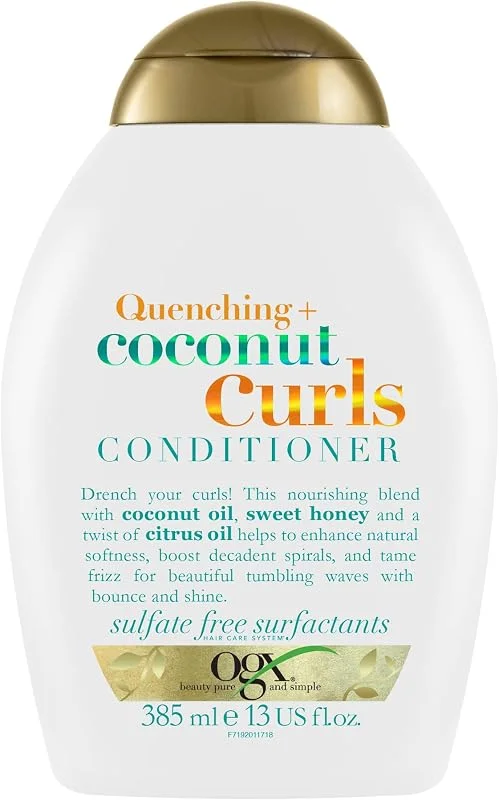 ogx bukleli saçlar için nemlendirici coconut curls sülfatsız bakım kremi (385 ml) — Saç bakımı
