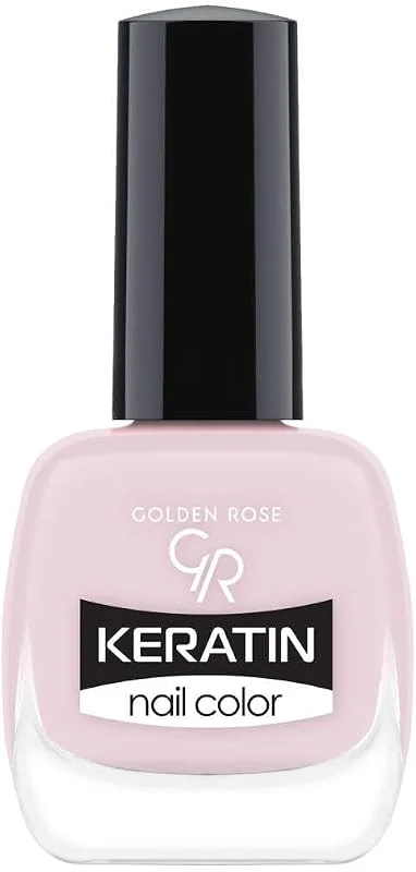 Golden Rose Keratin Nail Color No: 130 - Keratin İçerikli Güçlendirici Parlak Oje — Makyaj