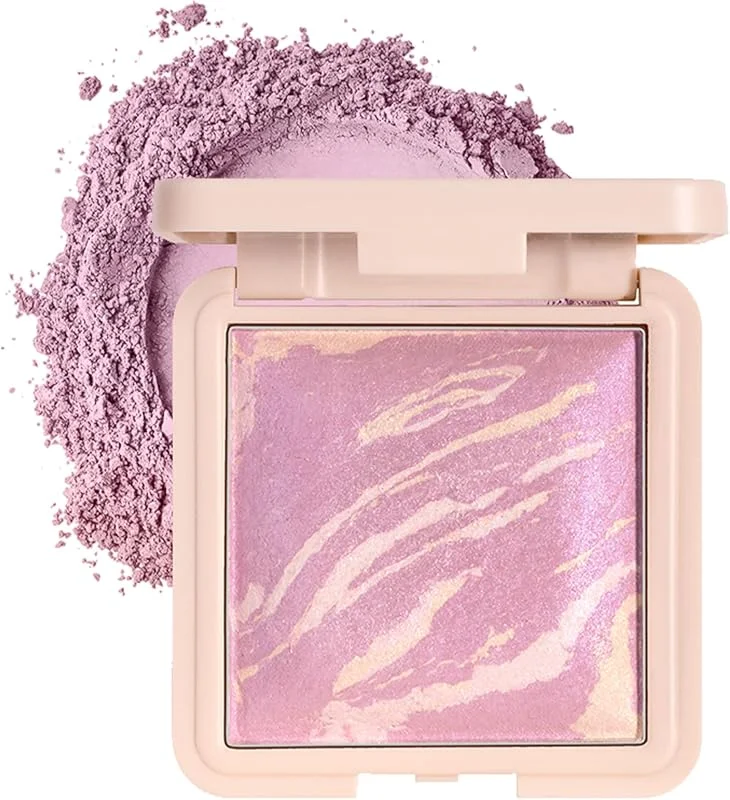 Note Cosmetics Marble Baked Blusher Fırınlanmış Allık - 02 Lavender — Makyaj