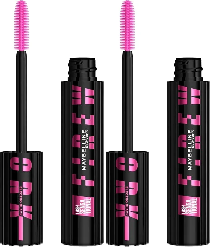 Maybelline New York Lash Sensational Firework Electroblack Maskara (2 paketi) — Makyaj