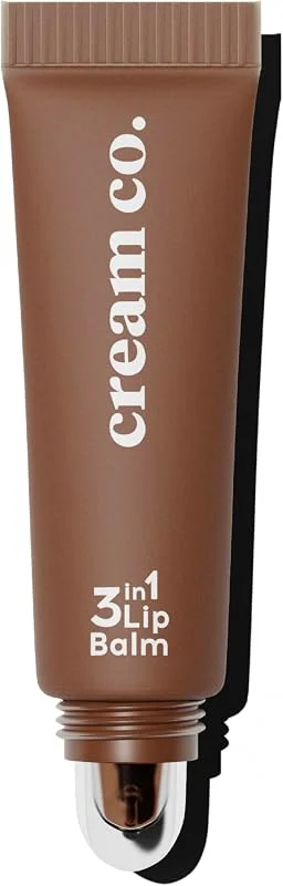 Cream Co. Nemlendirici Parlatıcı 3in1 Lip Balm, Dudak Bakım, Mocha Kahve, Hyaluronik Asit Seramid — Makyaj