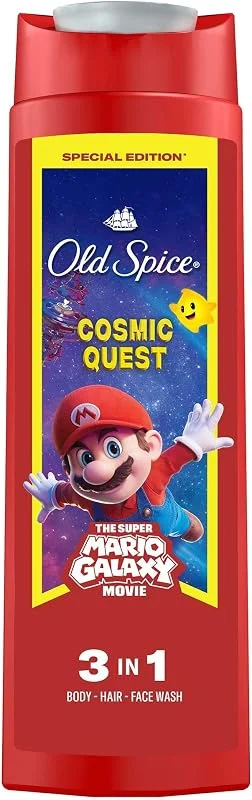 Old Spice Cosmic Quest Erkekler İçin Duş Jeli ve Şampuan 400 ml — Cilt bakımı